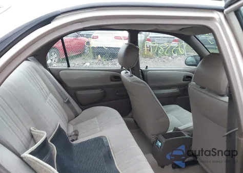 1997 Toyota Corolla Std из США, поврежденный, VIN 2T1BA02E7VC162834